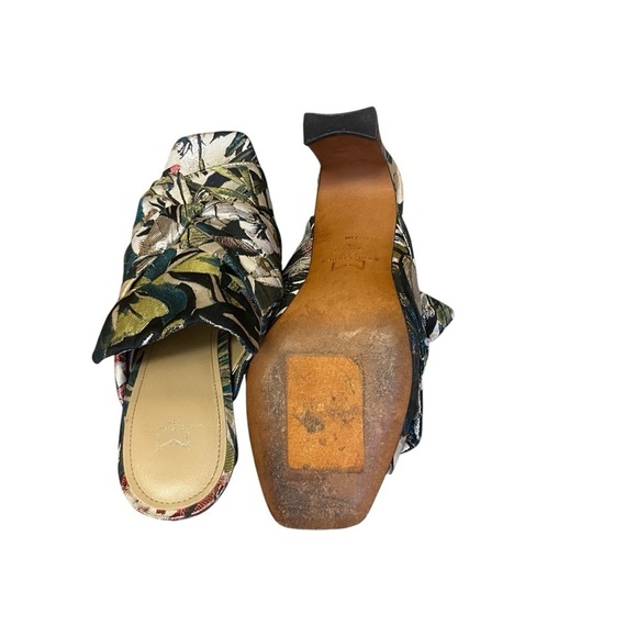 Marc Fisher Floral Brocade open toe heel - Picture 5 of 8